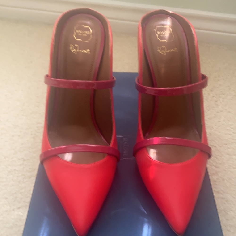 Malone Souliere Red & Burgundy. Size 40